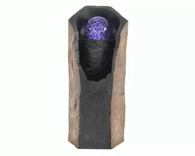 £150 • Buy Garden Water Feature Kaemingk Colour Water Ball Fountain 27x24x64cm Grey