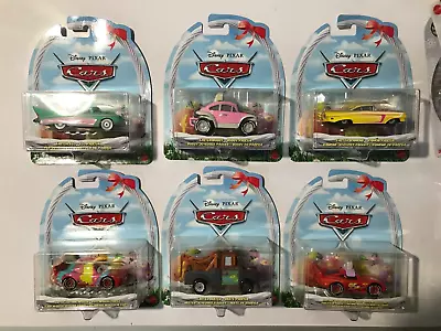 2024 Disney Pixar Cars Easter SET OF 6 Mater Lightning McQueen Ramone Flo Buggy • $49.95