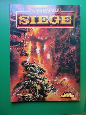 Warhammer Fantasy Siege Games Workshop Oop Book Booklet Supplement • £75