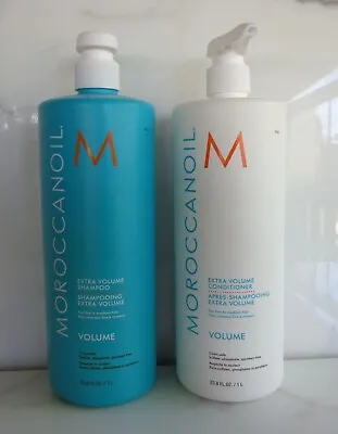 Moroccanoil Extra Volume Shampoo Conditioner 33oz  DUO For Fine To Medium Hair • $95.99