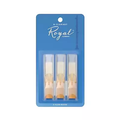 Royal By D'Addario Bb Clarinet Reeds Strength 1.5 3-pack • $16.99