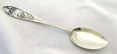 Petoskey MI Steamship Sterling Silver Souvenir Spoon Ship Michigan Vintage 5 5/8 • $33.29