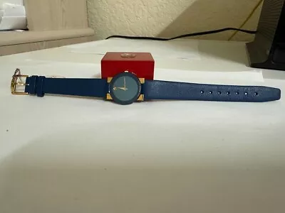 Ladies MOVADO 81.C1.827 Blue 23mm  Watch Parts/Repair Only SOLD AS IS • $67.96