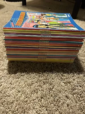 Highlights Magazine MATHMANIA Activity Books LOT Of 28 Home School Puzzles Y22 • $39.99