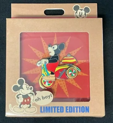 Disney Mickey Mouse Retro Toys Scooter Pin LE 1500 • £14.55