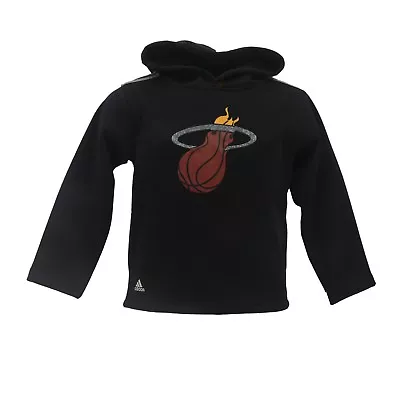 Miami Heat Official NBA Adidas Apparel Youth Kids Size Hooded Sweatshirt New • $29.99