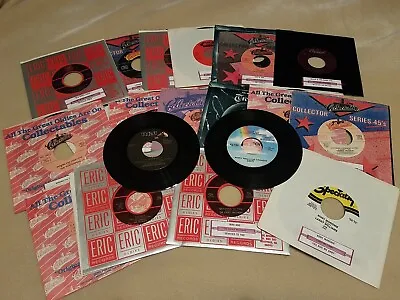45 RPM Vinyl Record LOT Of 21: Elvis Buddy Holly Everly Brothers Ricky Nelson • $24.99