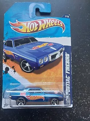 Hot Wheels '69 Pontiac Firebird T/A HW Racing '11 Black Diecast 1:64 Scale • $1.50