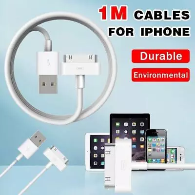 USB Data Charger Cable For Apple IPhone 4S 4 3GS IPod Touch IPad 2 3 Sync Cord • $3.49