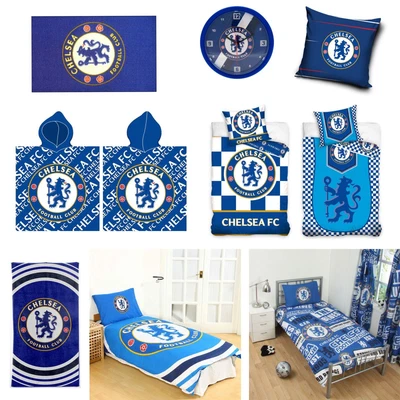 £13.90 • Buy Official Chelsea Football - Duvet Cover Sets, Rug, Lamp, Street Sign Available