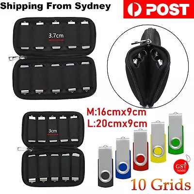 $8.77 • Buy USB Flash Drive Holder Storage Bag Memory Stick U Disk Organizer Protective Case