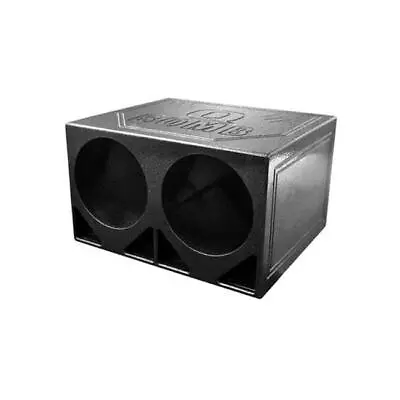 Qpower QBOMB12TB 12 In. Ported Dual Hole Vented Triangle Speaker Box  Black • $135