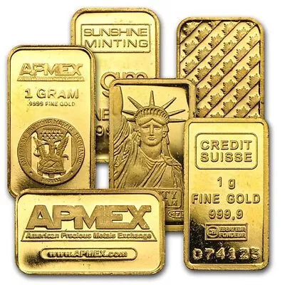 1 Gram Gold Bar - Secondary Market • $96.98