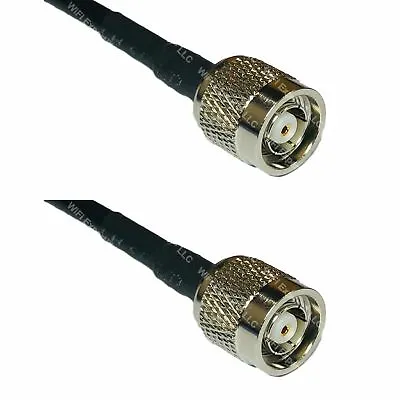 USA-CA LMR195 RP-TNC MALE To RP-TNC MALE Coaxial RF Pigtail Cable • $14.28