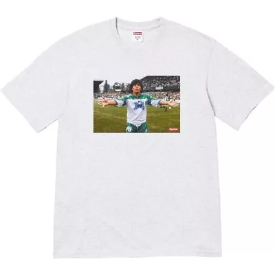 Supreme Maradona Tee T-Shirt Size Large Ash Grey SS24 Brand New 2024 New • $89.85