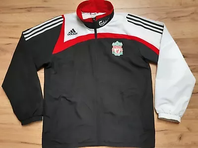 £50.40 • Buy LIVERPOOL! ADIDAS Track Jacket Sweatshirt Bluse Top Zip Long! 5/6 ! 42/44 Adult!