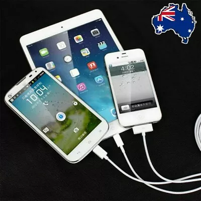 AU Multi Charger Cable 3in1 USB For HTC Apple IPhone Ipad Samsung Galaxy Nokia  • $5.98