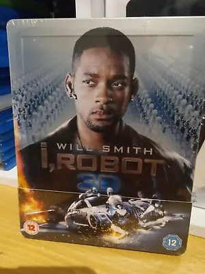 I Robot 3D BLU RAY STEELBOOK UK Release NEW & SEALED • £19.99