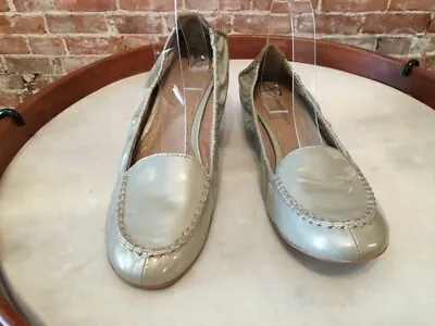 B Makowsky Rosey Stone Patent Leather Moccasin Ballet Flats 10 Sale • $24.95