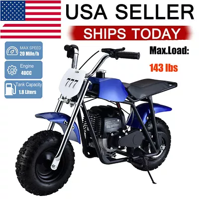 Mini Dirt Bike Entry-level Gas Power 4-Stroke 40cc Pocket Bike Pit Motorcycle US • $318.99