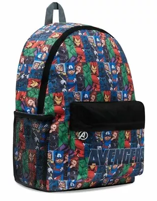 Marvel Avengers Kids Backpack Large Capacity School Bag For Boys • £9.99