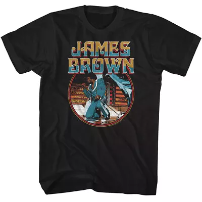 James Brown The Godfather Of Soul Tonight Singing Live On Stage Men's T Shirt • £40.39