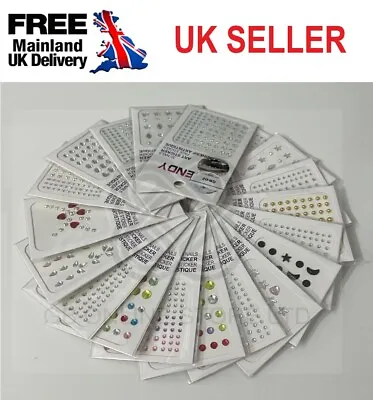 £1.99 • Buy Eye Body Face Nail Gems Rhinestone Face Gems Festival Self Adhesive Stickers