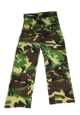 Cabela's Vintage Made In USA Whitetail Camo Polar Fleece Hunting Pants Large • $72.90