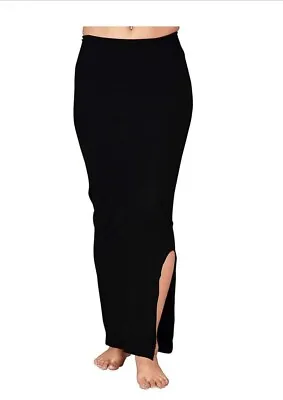 £12.99 • Buy Indian Women Girl Lycra Saree Shapewear Skirt Stretchy Petticoat Sari Inskirt
