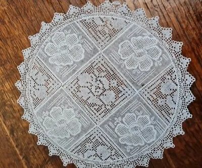 Vinyl Tray Covers Doilies Placemats Table Cloths 🎀 Wedding Floral Cream 22 Cm • $11.37