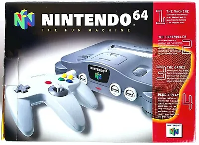 Nice Nintendo 64 System Console Empty Box Only With Original Plastic Bags N64  • $179.99
