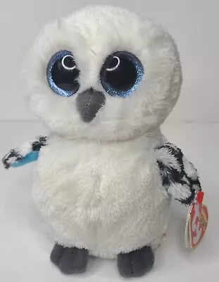 New TY Beanie Boos Spells The Owl White 6  Plush Stuffed Animal 2013 • $9.95