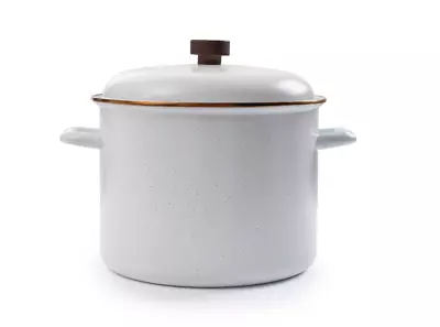 $24 • Buy Barebones Stock Pot In Vintage White