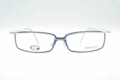 Romeo Gigli RG33603 Silver Blue Oval Sunglasses Frame Eyeglasses New • $56.85