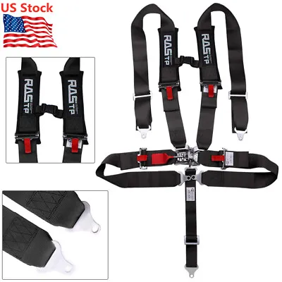 US 5 Point Universal Black Camlock Quick Release Racing Car 3” Belt Harness • $69.99
