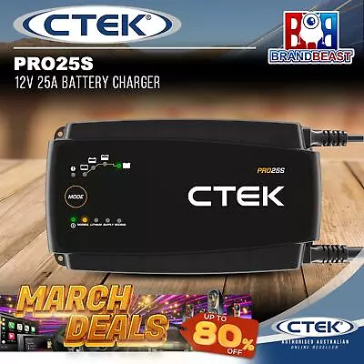 CTEK PRO25S 12V 25A Battery Charger • $559