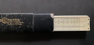 Old Faber-Castell German Slide Ruler In Leather Case Hard Wood Collectible! • $30