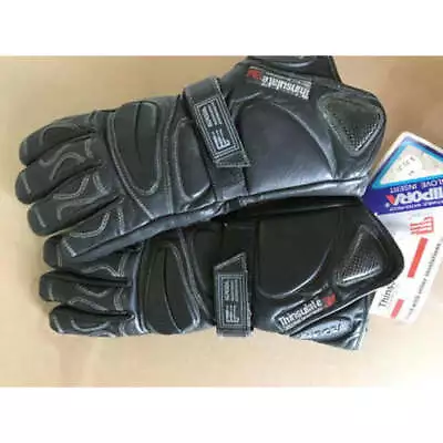 Angora Motocycle Leather Motorcycle Gloves- Medium • $20.97