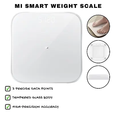 Xiaomi Mi Smart Weight Scale 2 Body Balance Test Weighing Bluetooth White Glass • $74.09