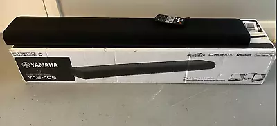 Yamaha YAS-105 Sound Bar For TV Front Surround System Original Box And Packaging • £70