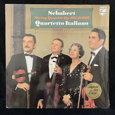 SCHUBERT Quartet #15 In G Major - QUARTETTO ITALIANO - PHILIPS ST LP IN SHRINK • $15