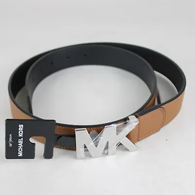 Women's Michael Kors Signature Logo Chic Two-Tone Design Buckle Belt • $29.99
