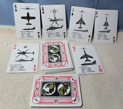 $13.95 • Buy Army Aircraft Recognition Playing Cards 44-2-6 October 1979 US Army