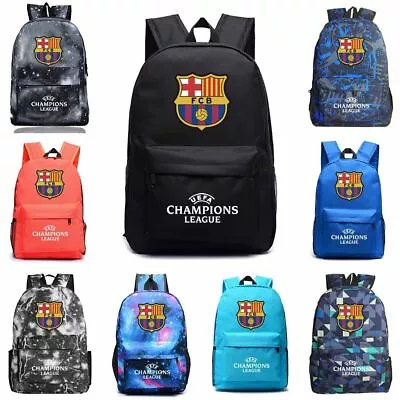 £21.59 • Buy Football School Bag Rucksack - Manchester United, Barcelona, Liverpool HOT Stock