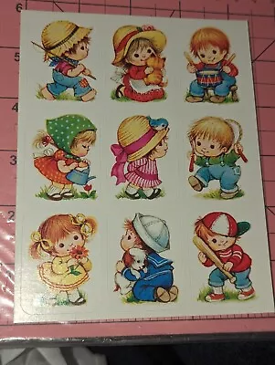 Vintage Eureka Stickers Children Little Boys And Girls 1 Sheet  • $4.75