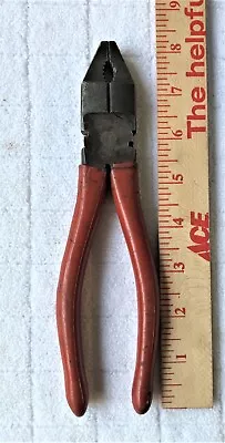 Vintage Oxwall Tool Co 8” Insulated Forged Pliers Made In Germany British Zone • $12.95