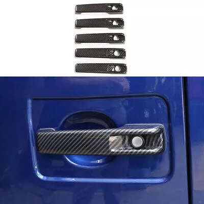 Fit For Benz 2004-2018 G-Class Carbon Fiber Exterior Side Door Handle Cover Trim • $178.90