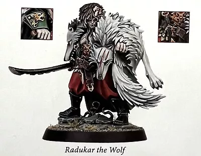 Age Of Sigmar Soulblight Gravelords Radukar The Wolf Warhammer Quest Cursed City • $18.75
