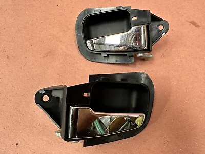 BMW E36 Z3 Interior Door Handle Chrome Pair OEM 44K YR 2002 • $79.69