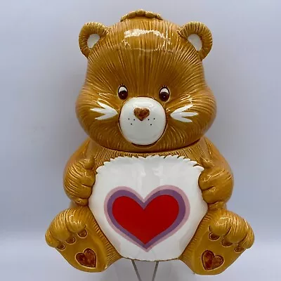 Vintage Care Bear Cookie Jar Tenderheart Bear 53044 American Greetings Excellent • $199.99
